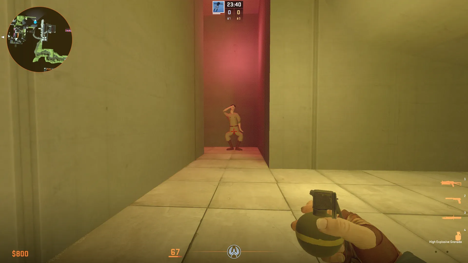 The NPC inside the ship